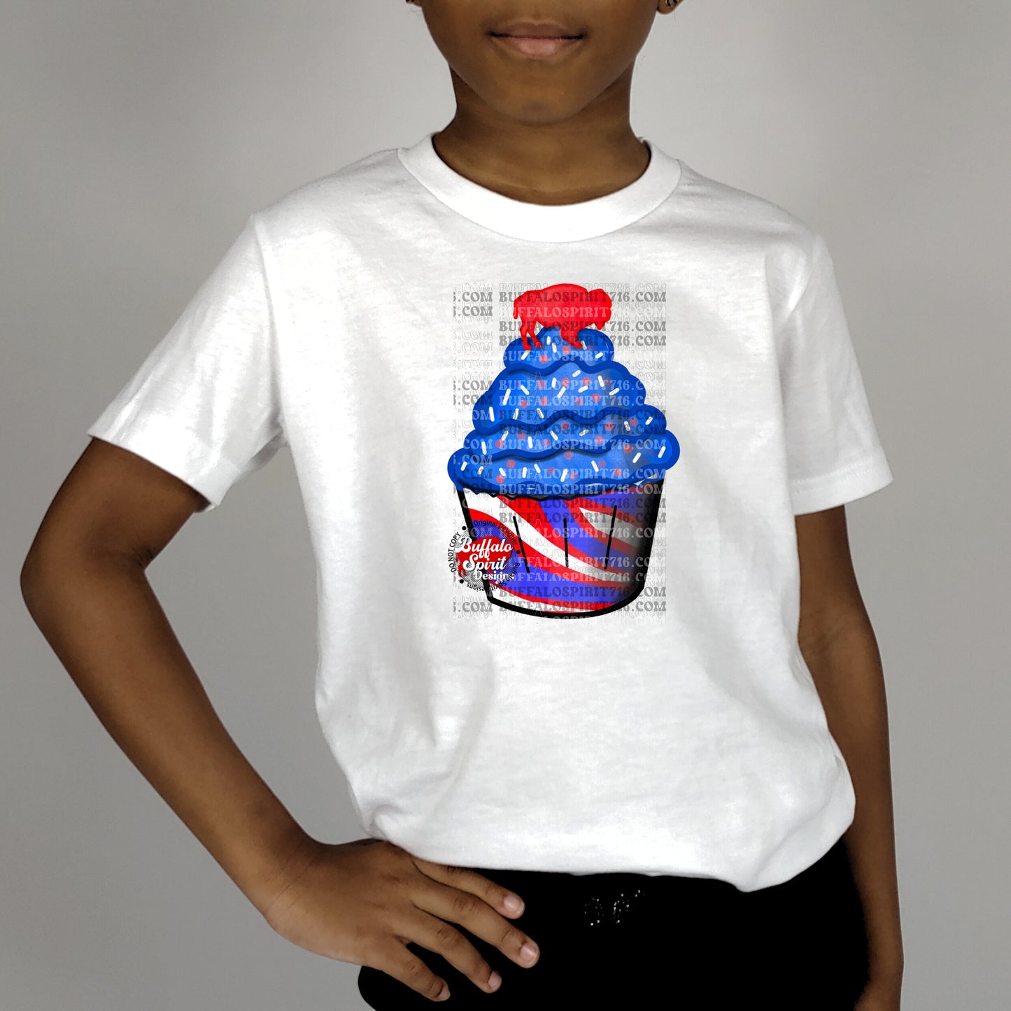 Buffalo Cupcake Football *Kids Shirt*