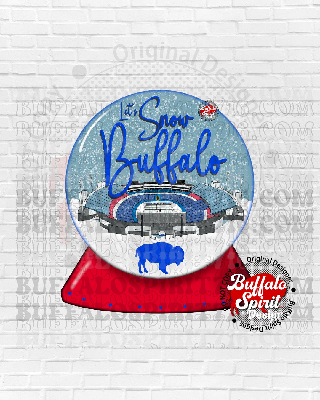 Let's Snow Buffalo Snowglobe *Shirt*