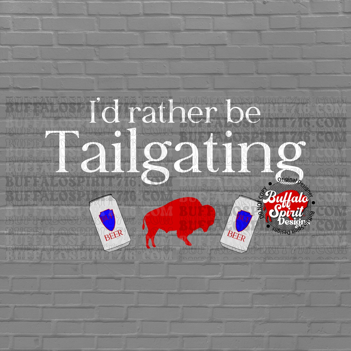 I'd Rather Be Tailgating *Adult Shirt*