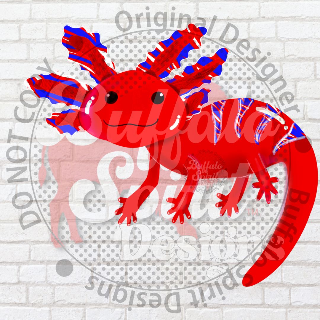 CUSTOM Buffalo Axolotl Shirt
