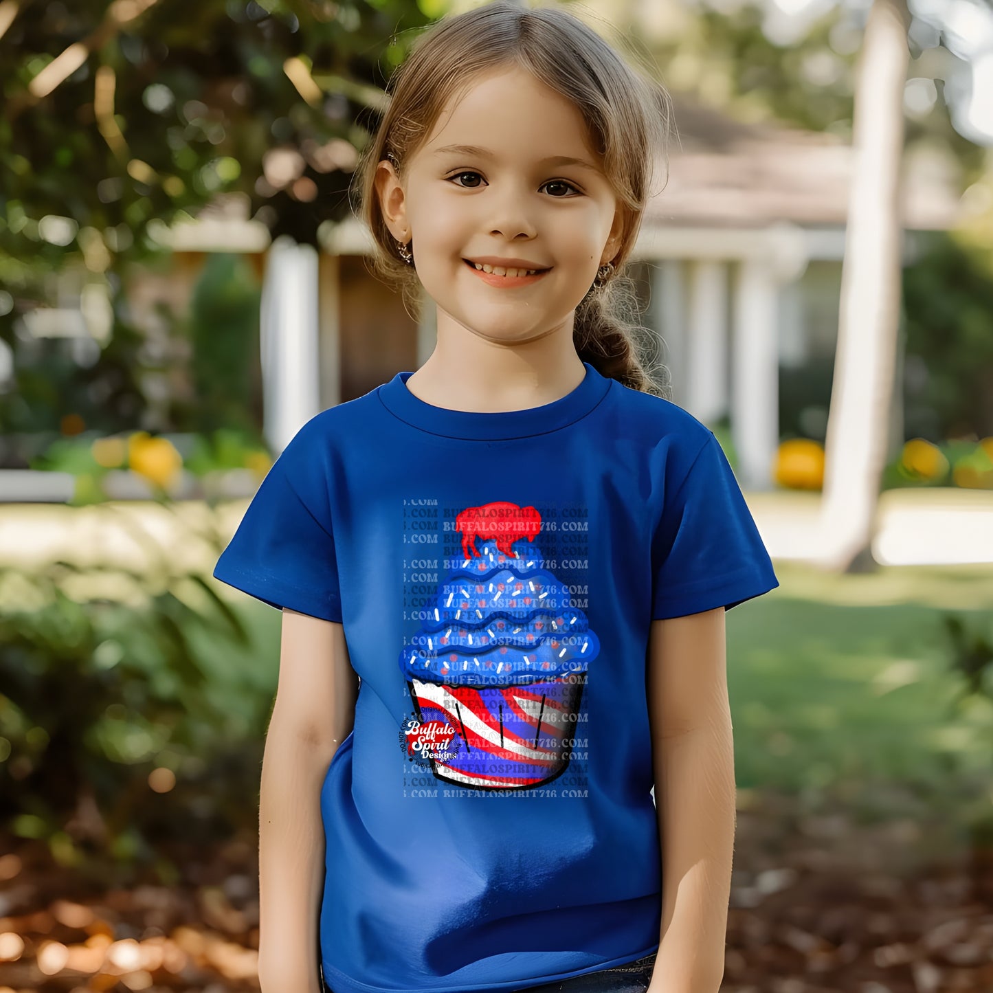Buffalo Cupcake Football *Kids Shirt*