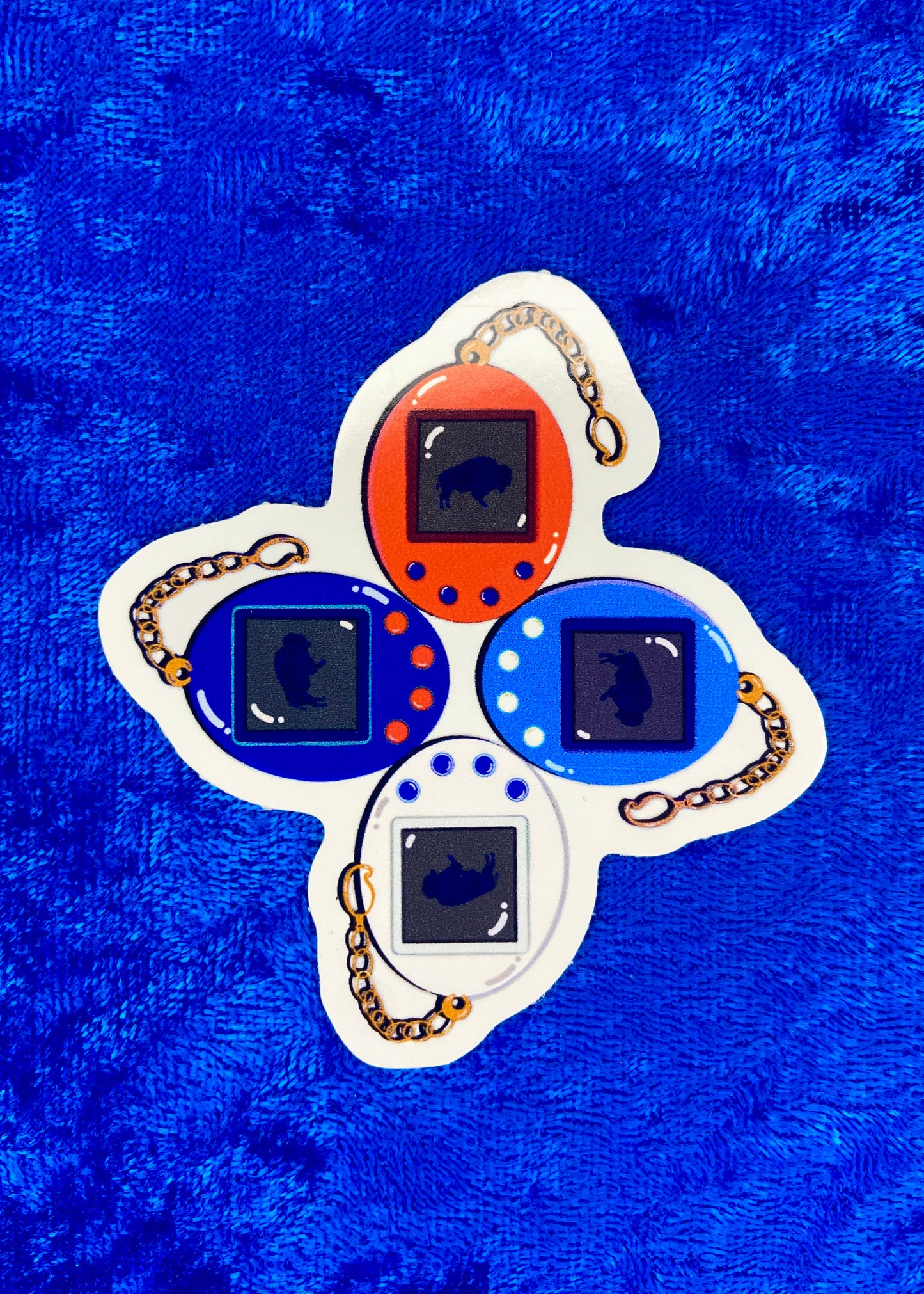 Buffalo Tamagotchi Sticker