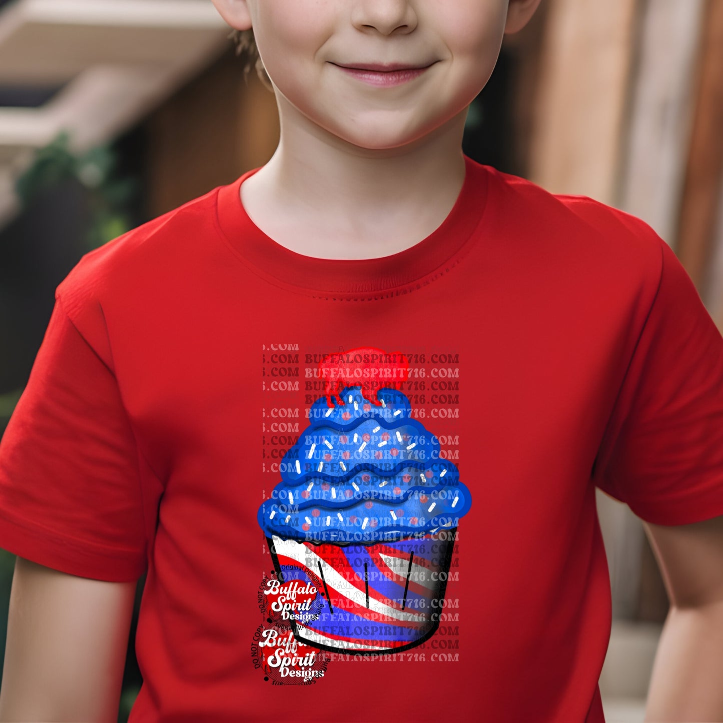 Buffalo Cupcake Football *Kids Shirt*