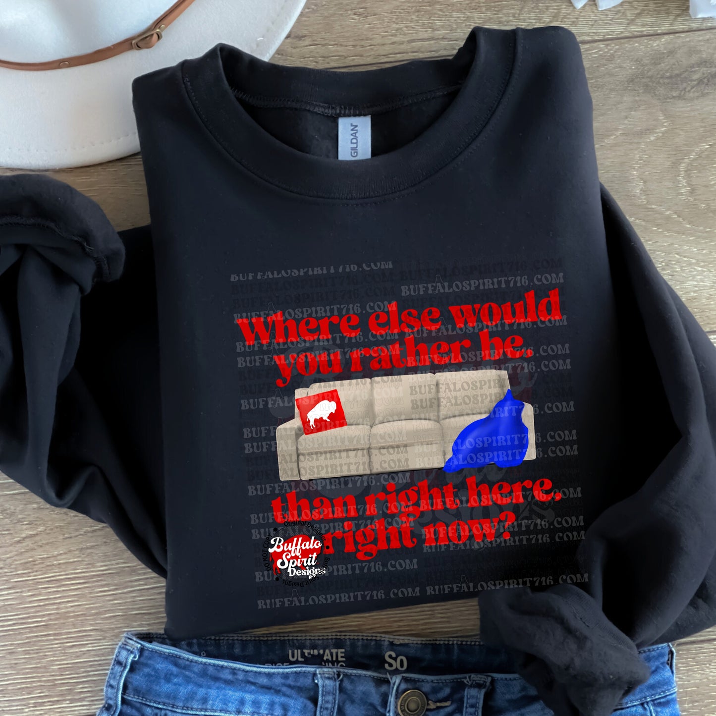Where Else Would You Rather Be? Couch *Adult Shirt*