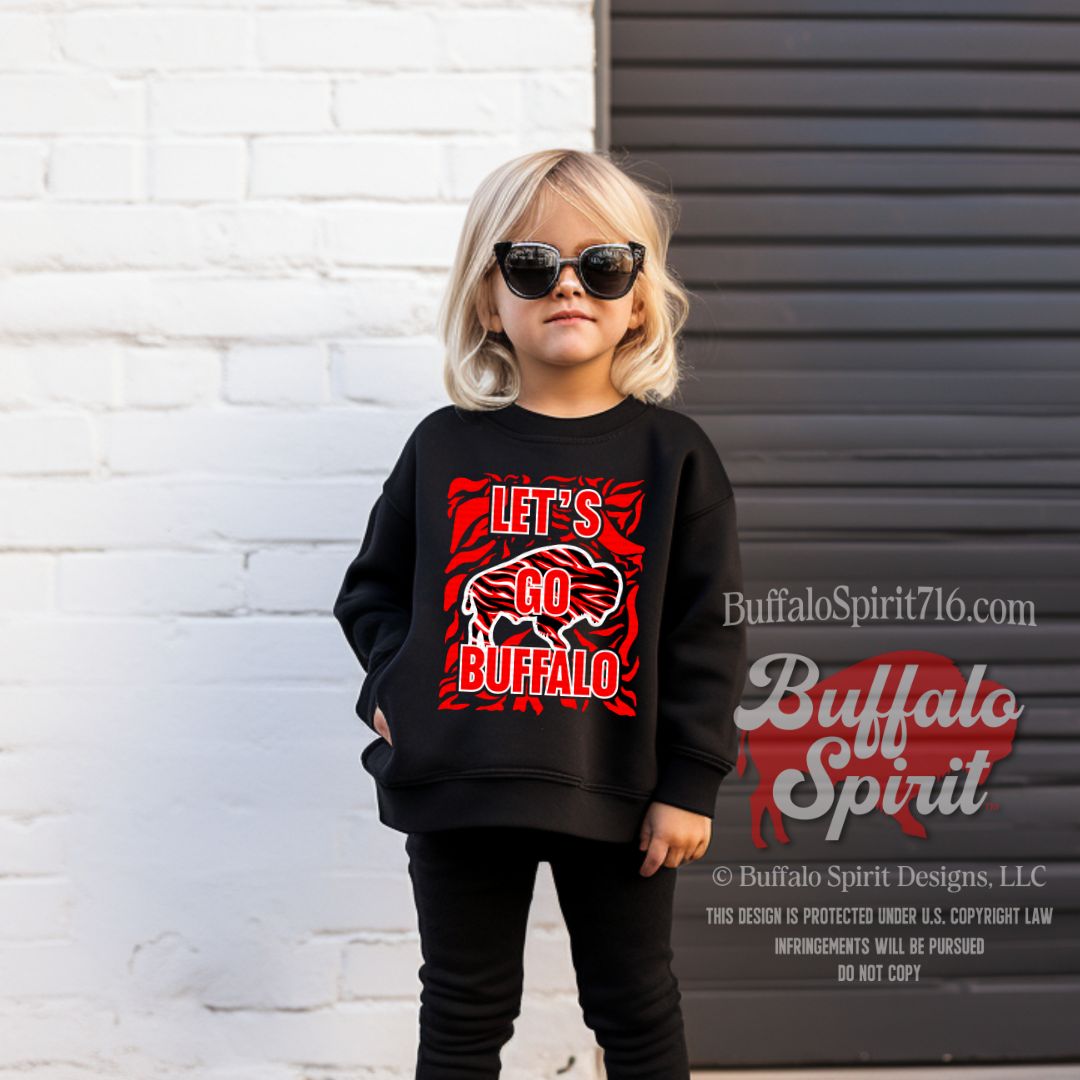 Let’s Go Buffalo | Buffalo Hockey Kids Shirt