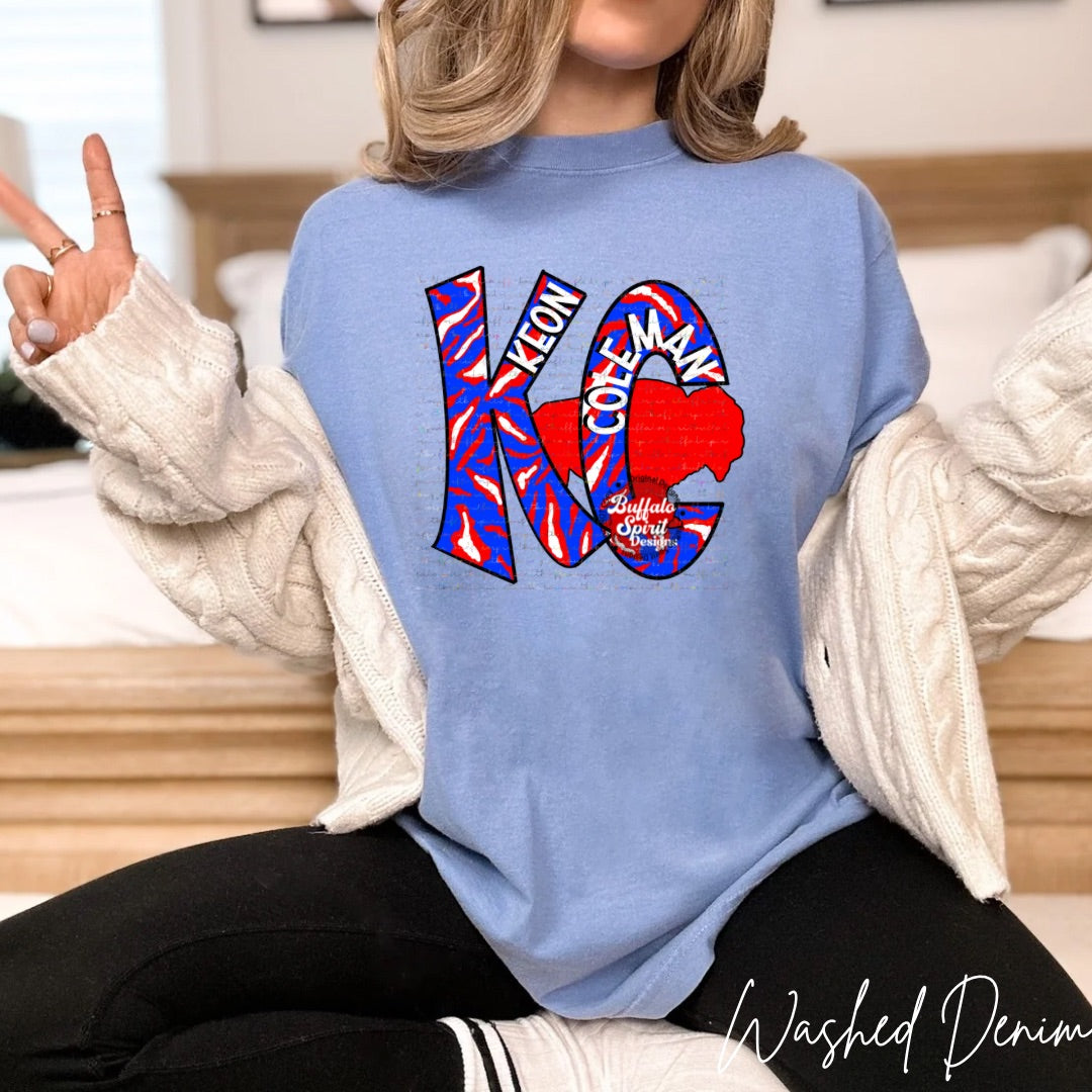 Keon Coleman Initials Shirt