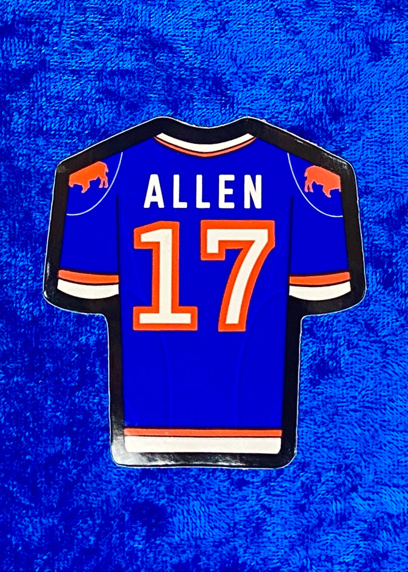 Allen Jersey Sticker