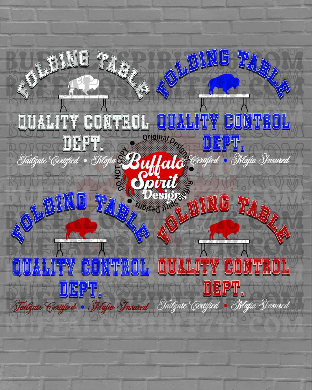 Folding Table Quality Control Dept *Digital Product*