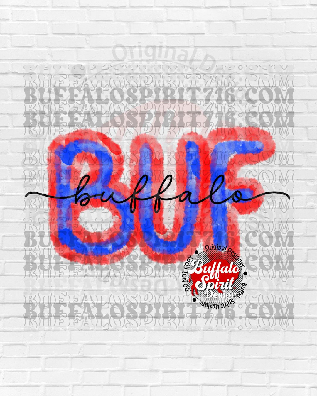 Buf Watercolor *Digital Product*