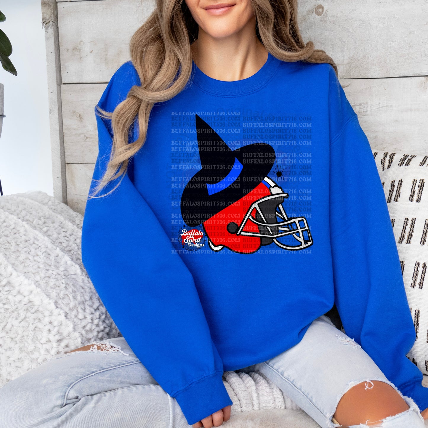 Buffalo Halloween Helmet *Adult Shirt*