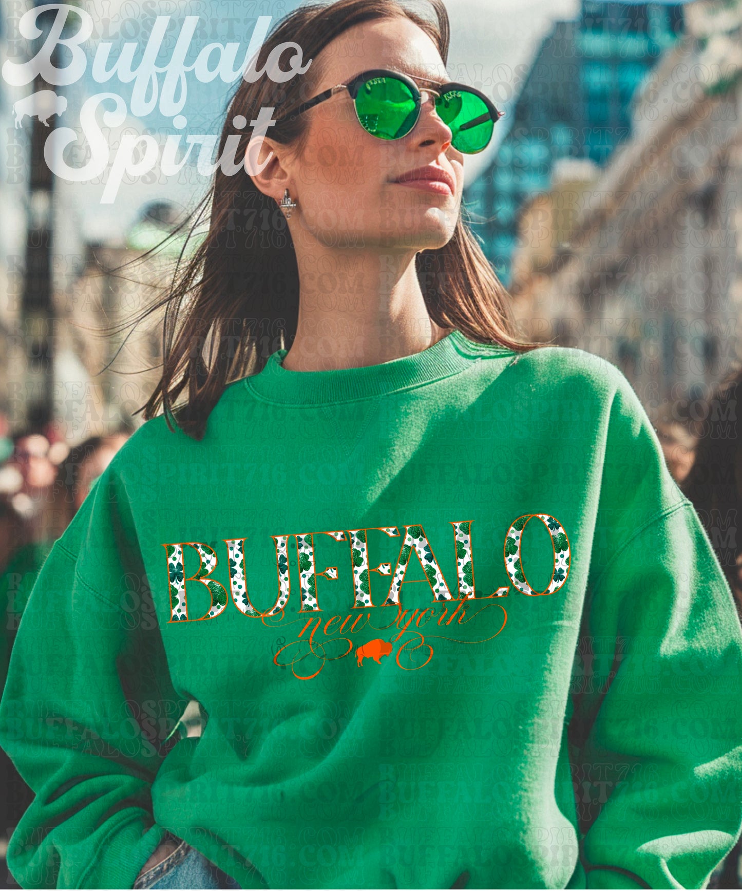 *LIMITED RELEASE* Sequin Shamrock Buffalo NY *Digital Product*
