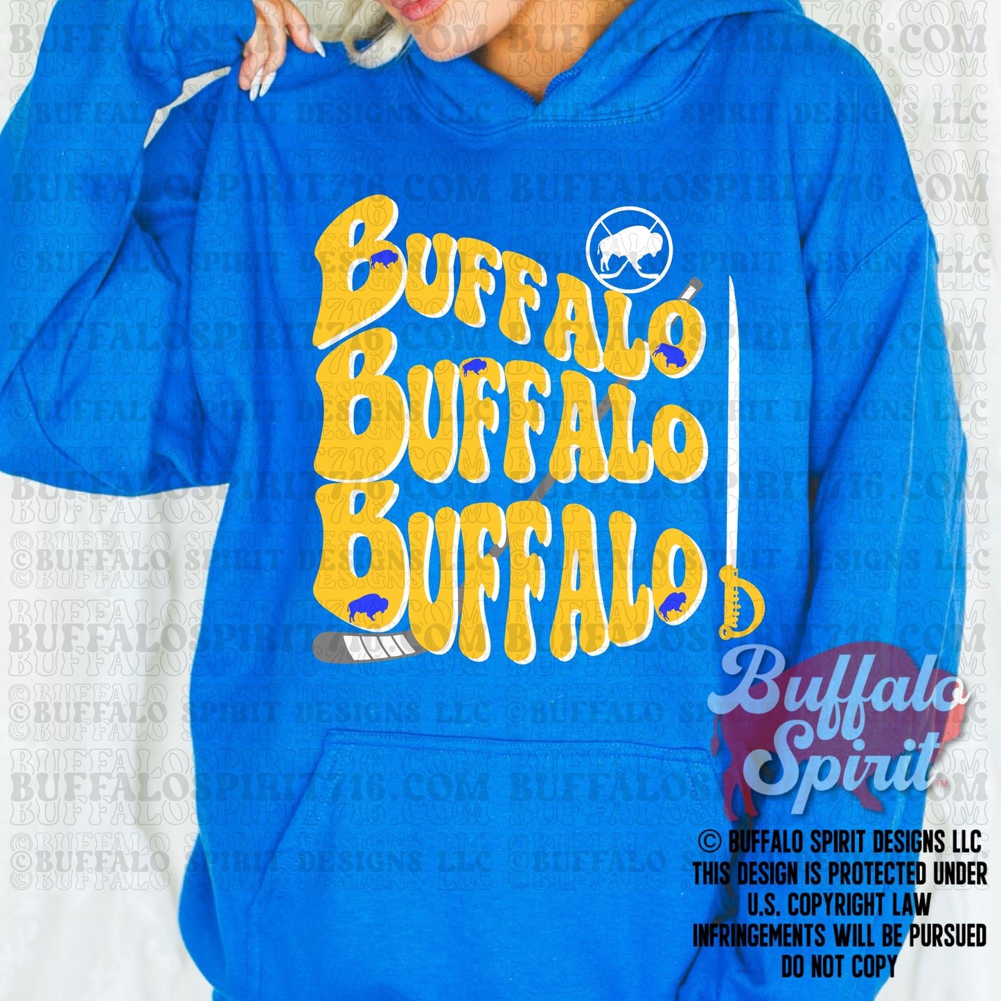 Buffalo Buffalo Buffalo | Buffalo Hockey Shirt