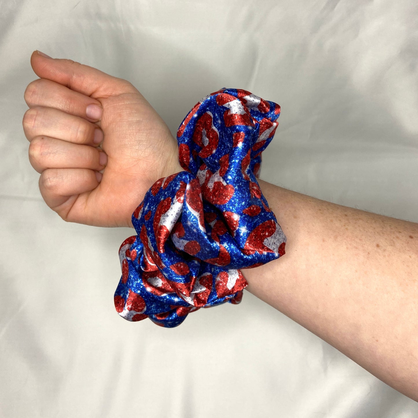 Leopard Football JUMBO Scrunchie