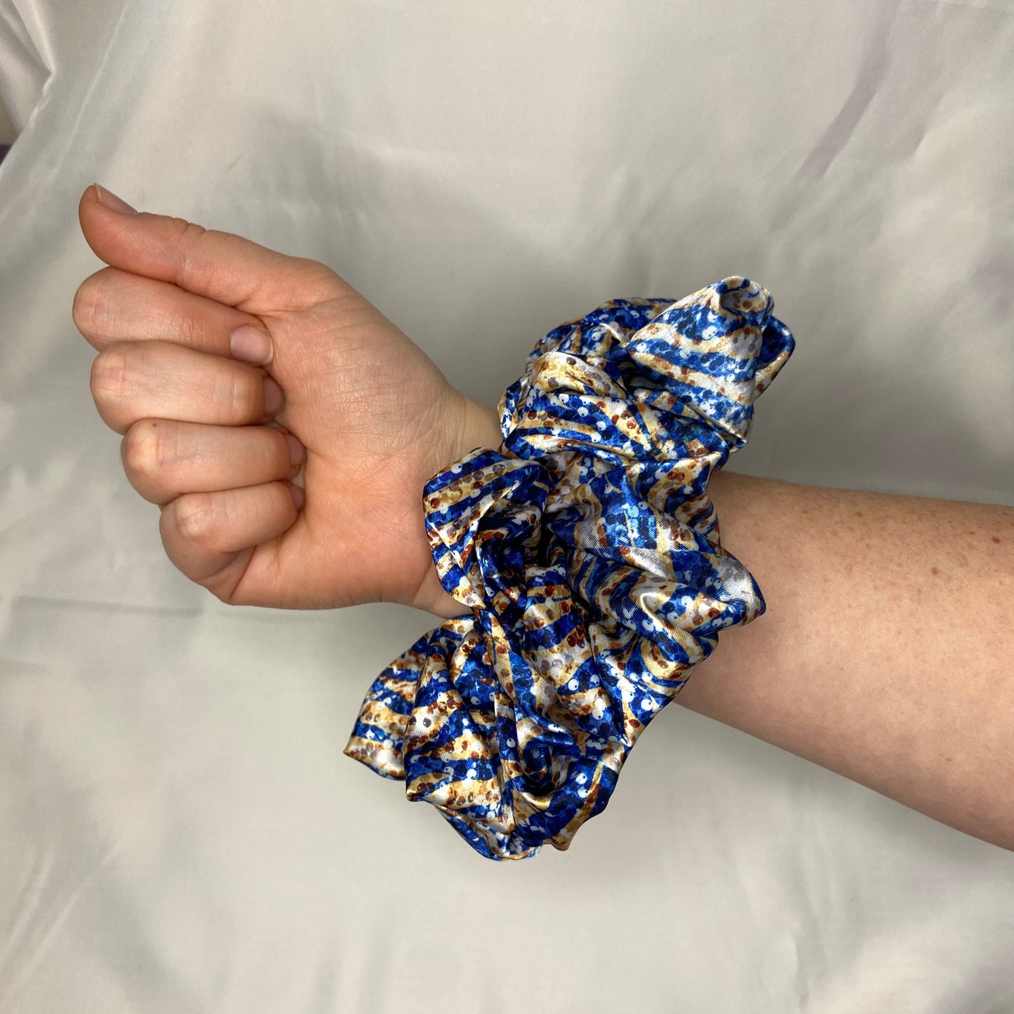 Buffalo Stripes Hockey JUMBO Scrunchie