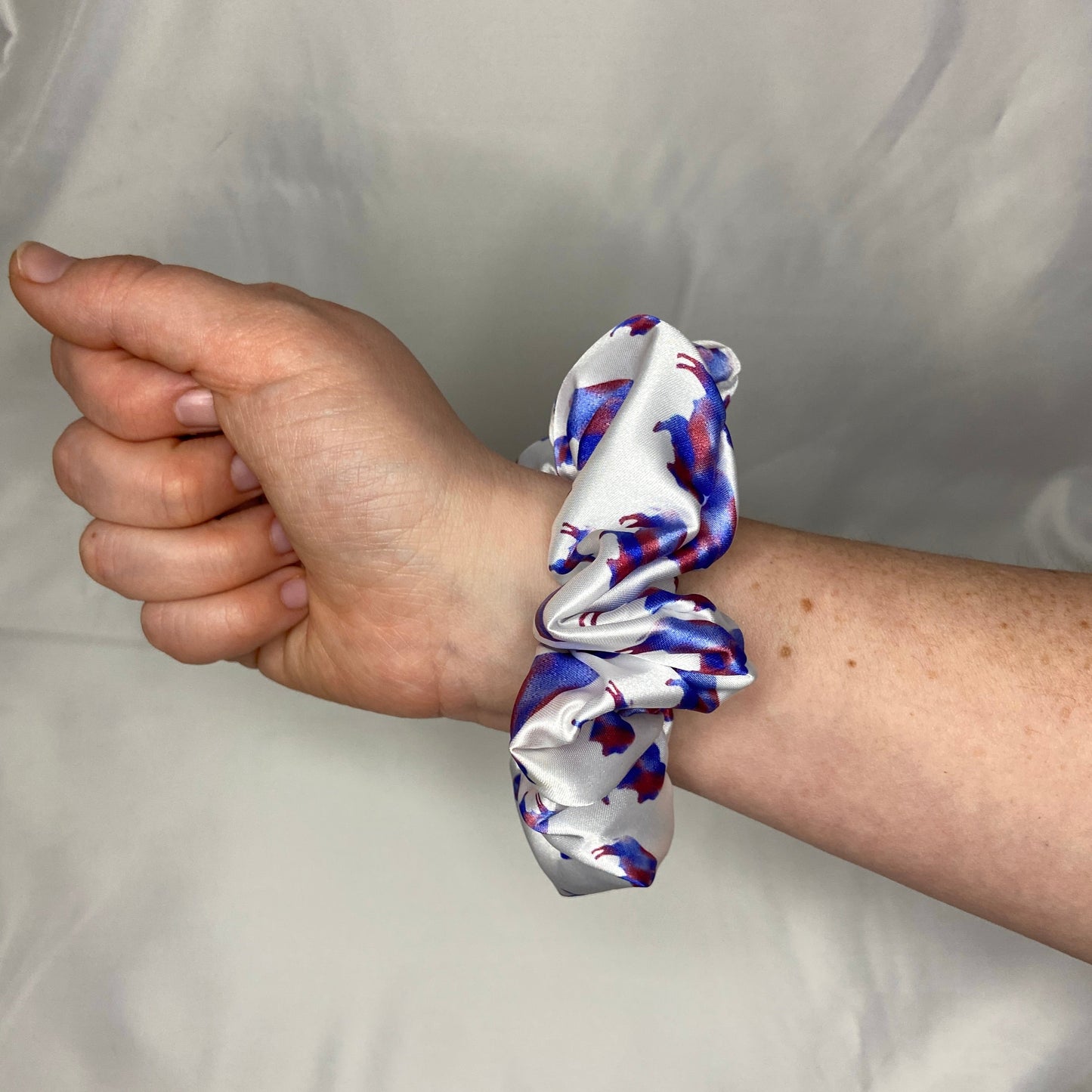 Watercolor Buffaloes Standard Scrunchie