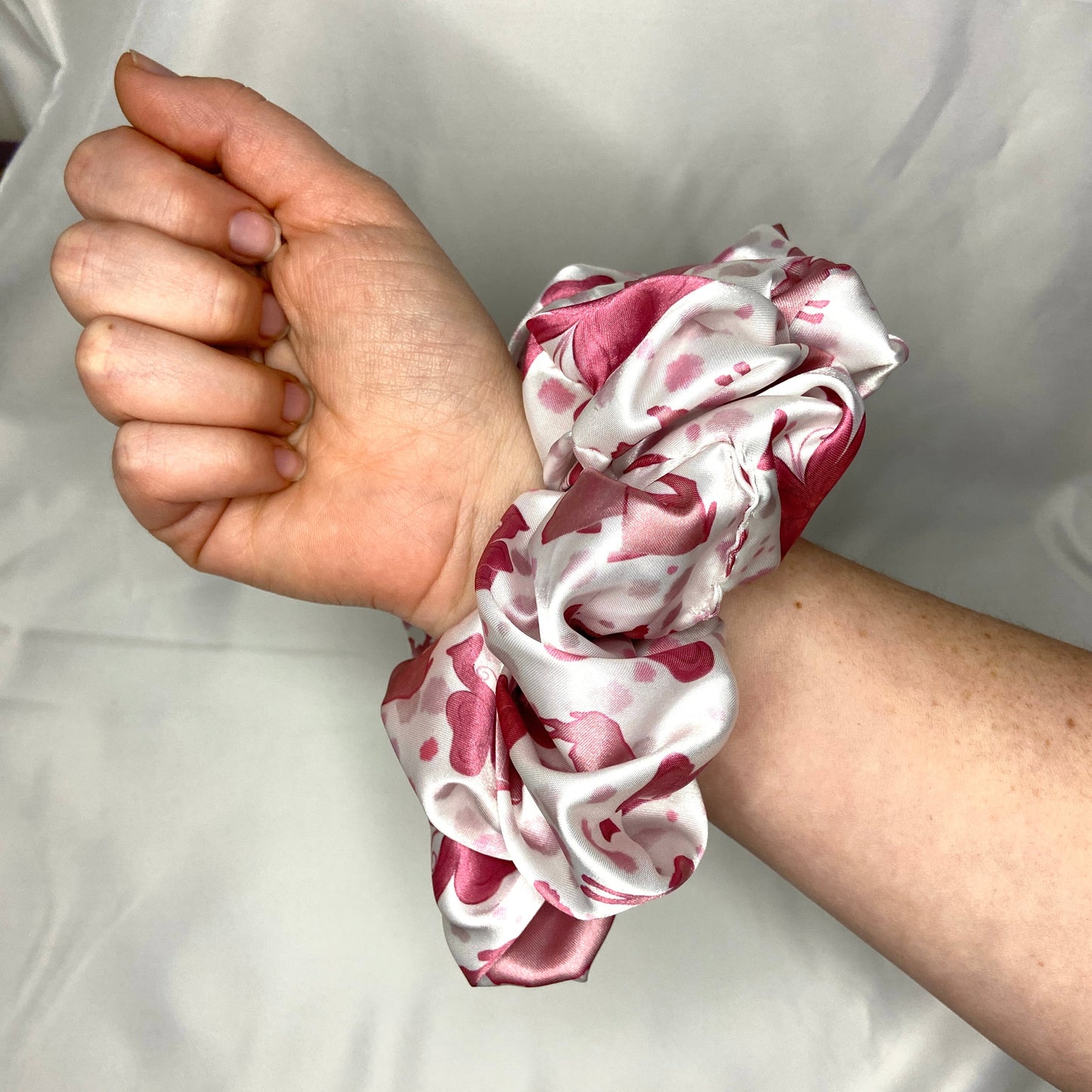 BuffaBow Pink JUMBO Scrunchie