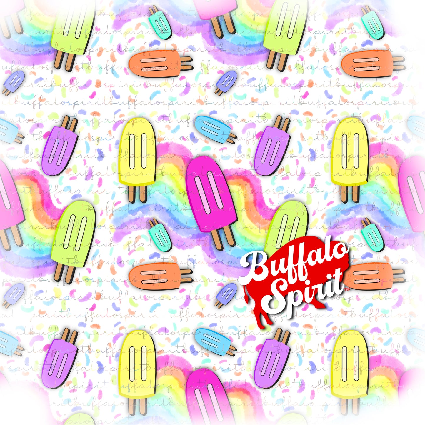 Popsicles Seamless Pattern