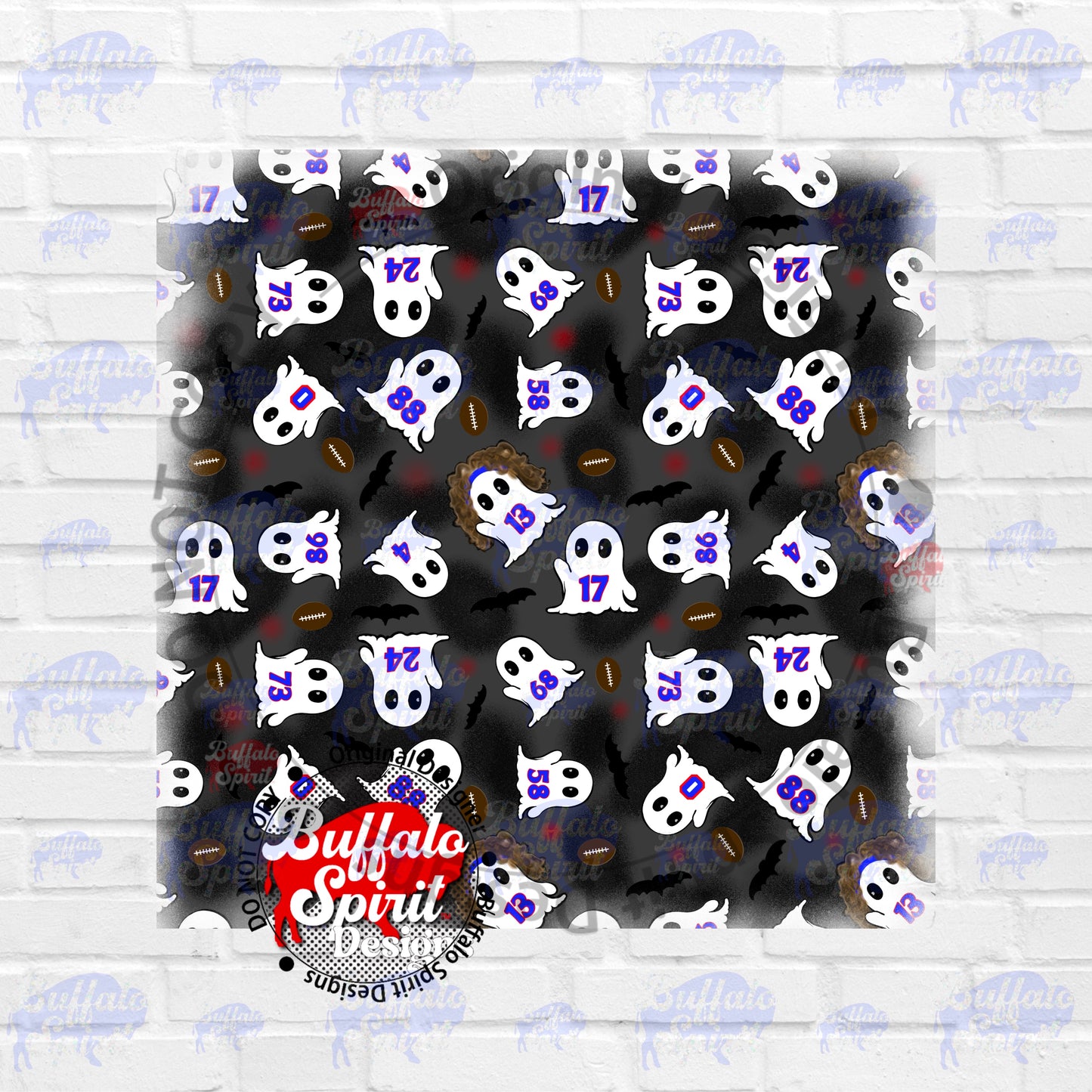 Buffalo Boo Thang Seamless Pattern *Digital Product*