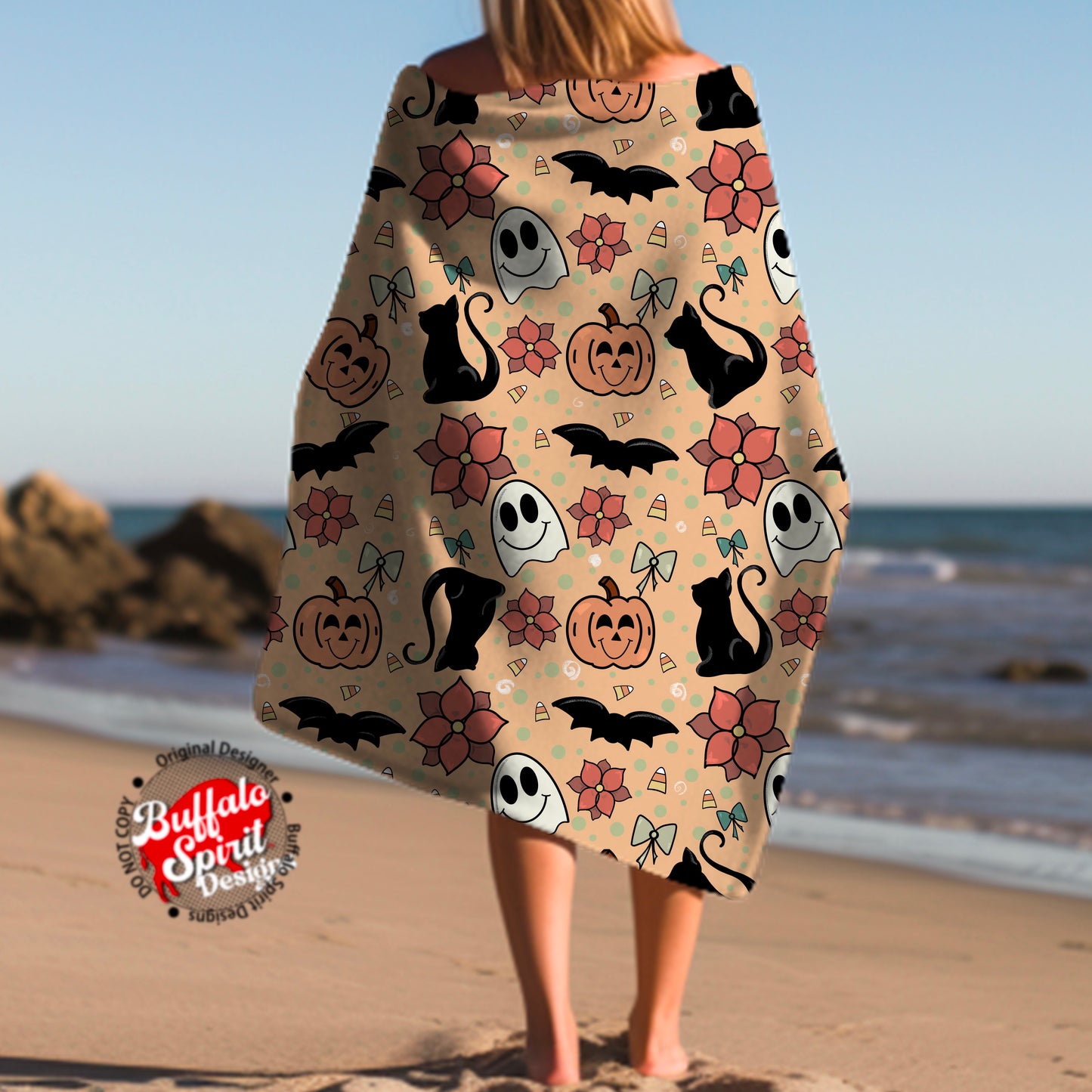 Cute Halloween Seamless Pattern