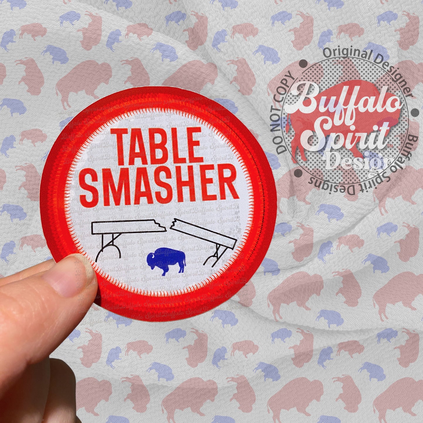 Table Smasher Sticker