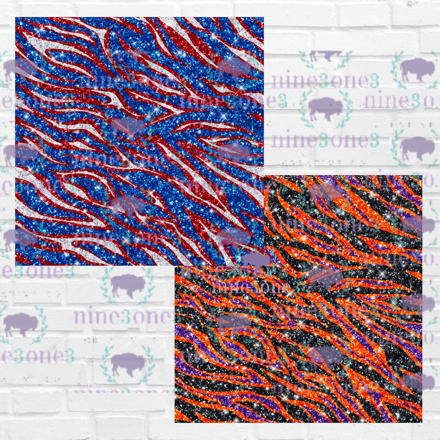 Glitter Zubz Seamless Pattern Bundle