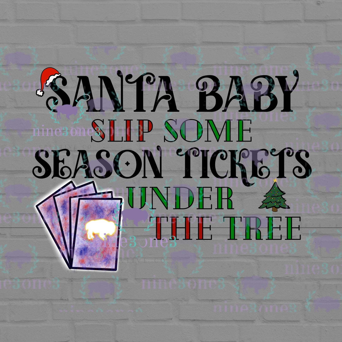 Bills SVG | Bills png| Santa Baby PNG | Season Tickets png, Season Tickets Christmas shirt