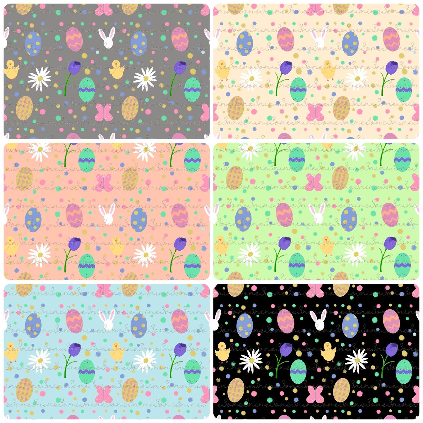 Easter Seamless Pattern Bundle