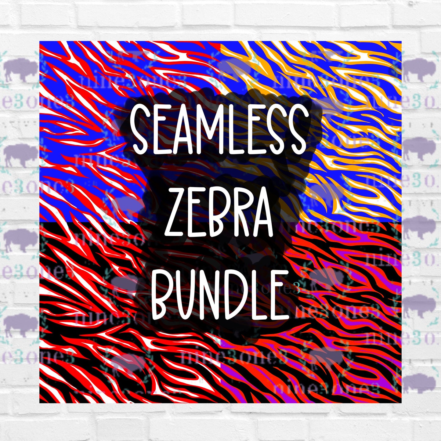 Buffalo Seamless Patterns Super Bundle