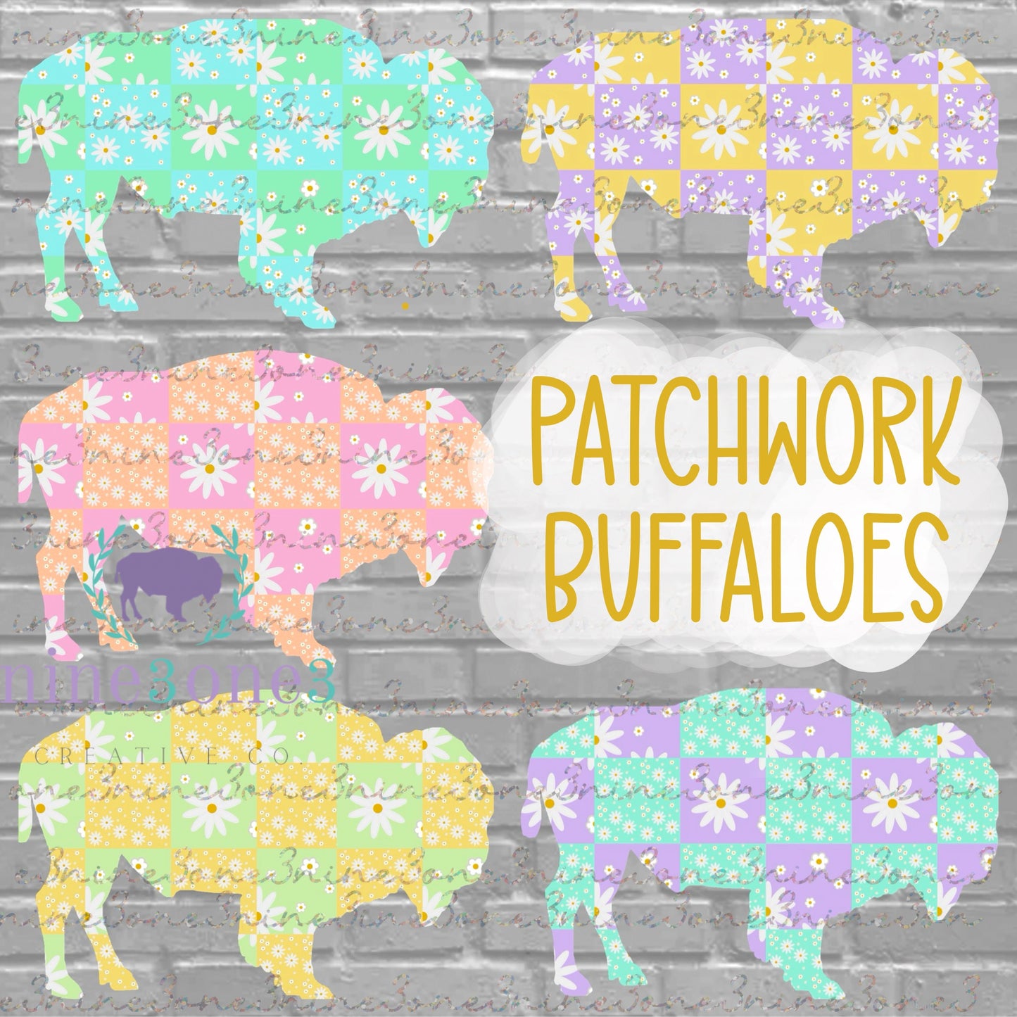 Patchwork Daisy Buffaloes