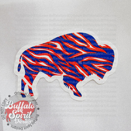 Buffalo Stripes Sticker