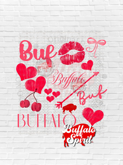Buffalo Valentine Collage *Digital Product*