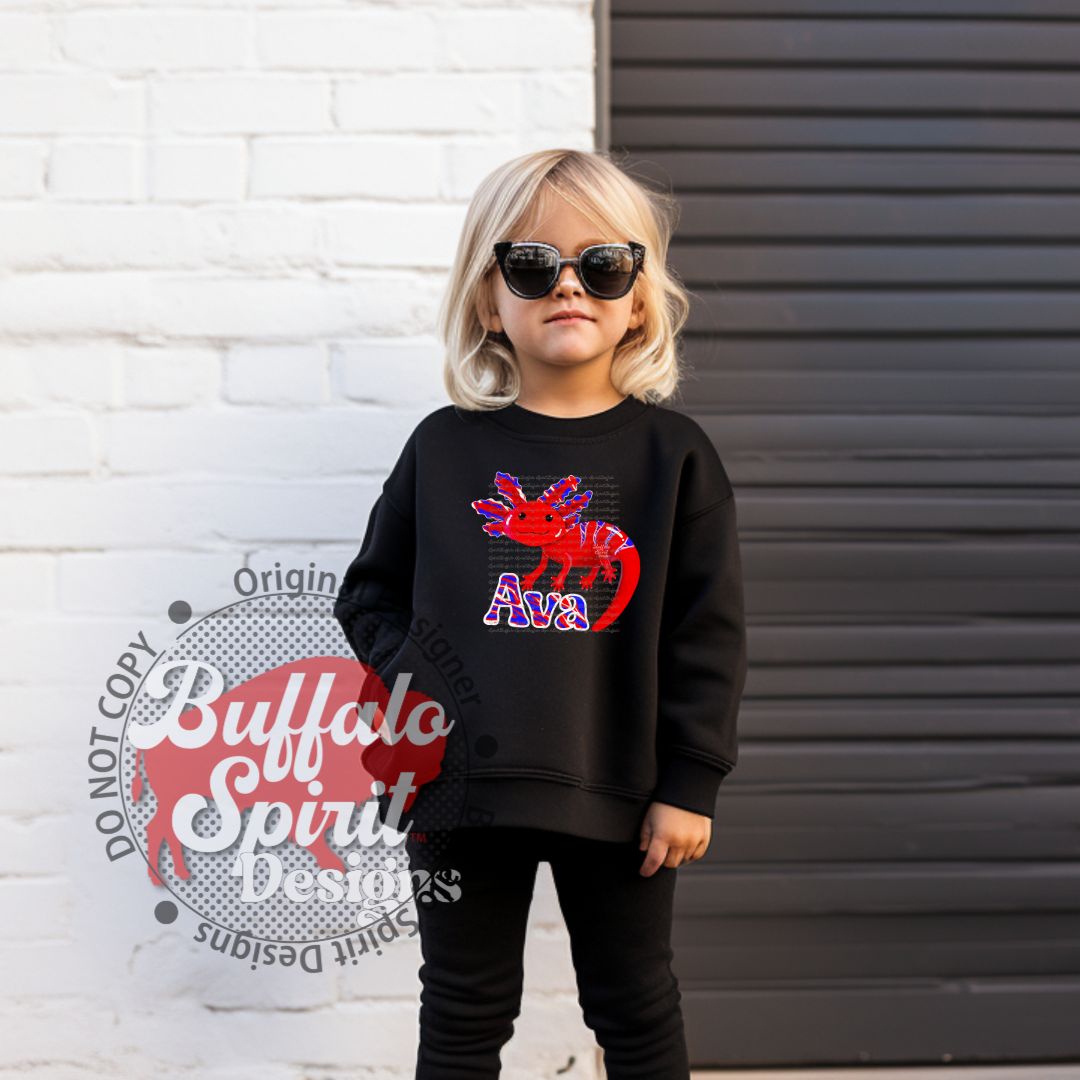 CUSTOM Buffalo Axolotl Shirt