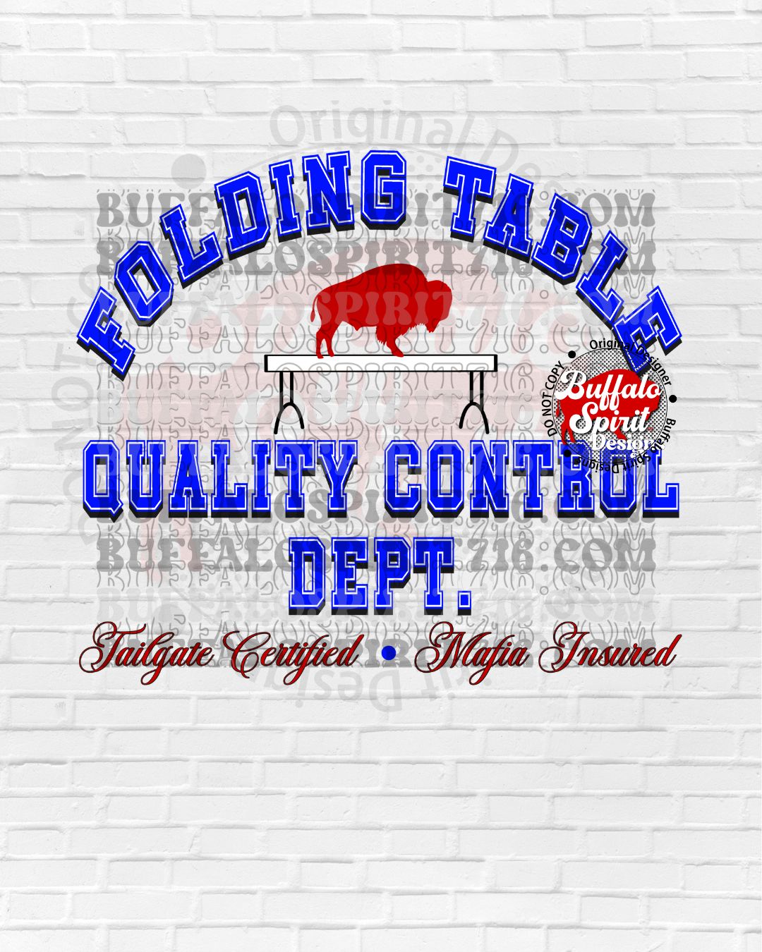 Folding Table Quality Control Dept *Digital Product*
