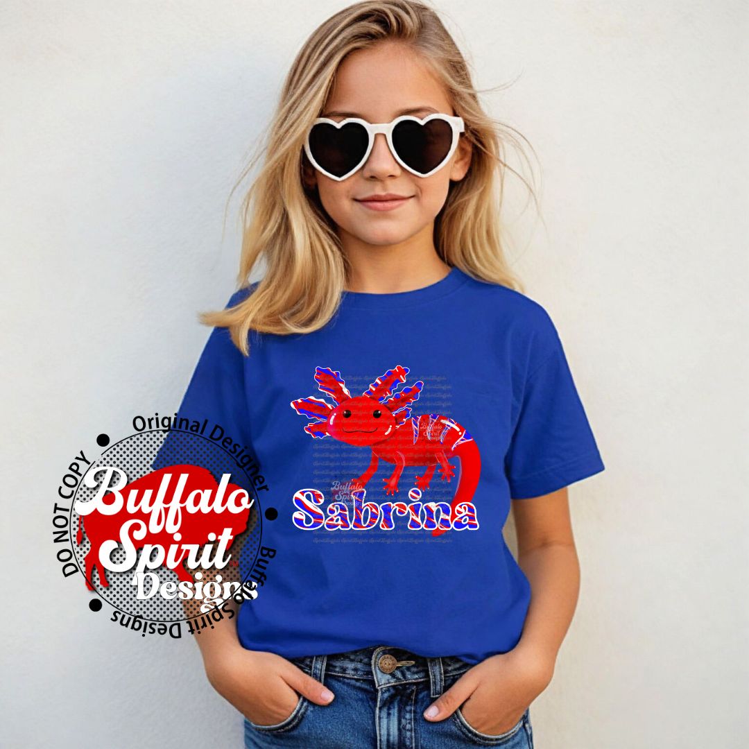 CUSTOM Buffalo Axolotl Shirt