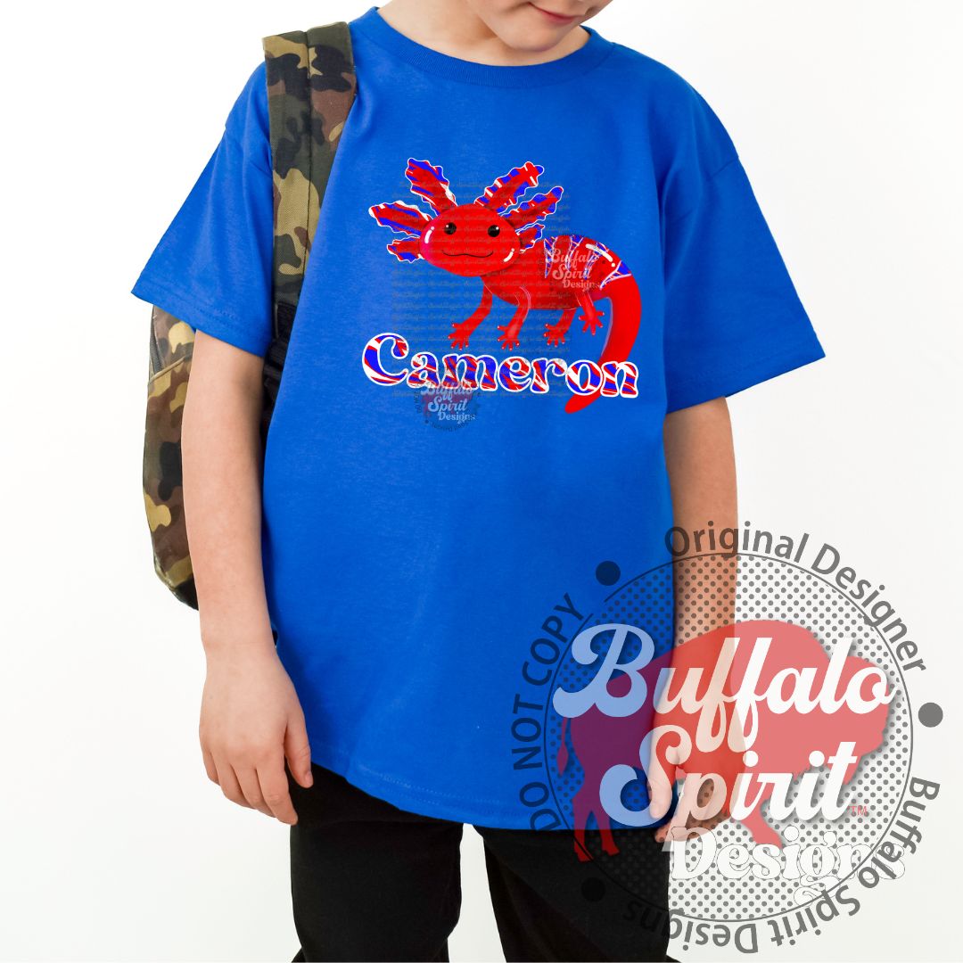CUSTOM Buffalo Axolotl Shirt