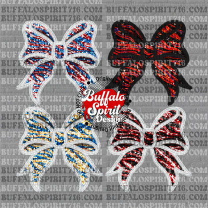 Buffalo Spirit Side Slit Bows Bundle *Digital Product*