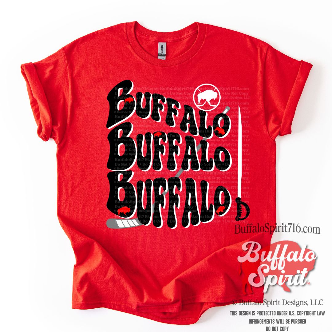 Buffalo Buffalo Buffalo | Buffalo Hockey Kids Shirt