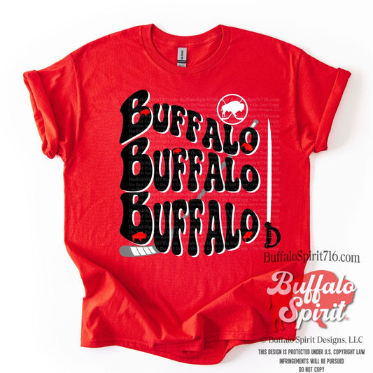 Buffalo Buffalo Buffalo | Buffalo Hockey Kids Shirt