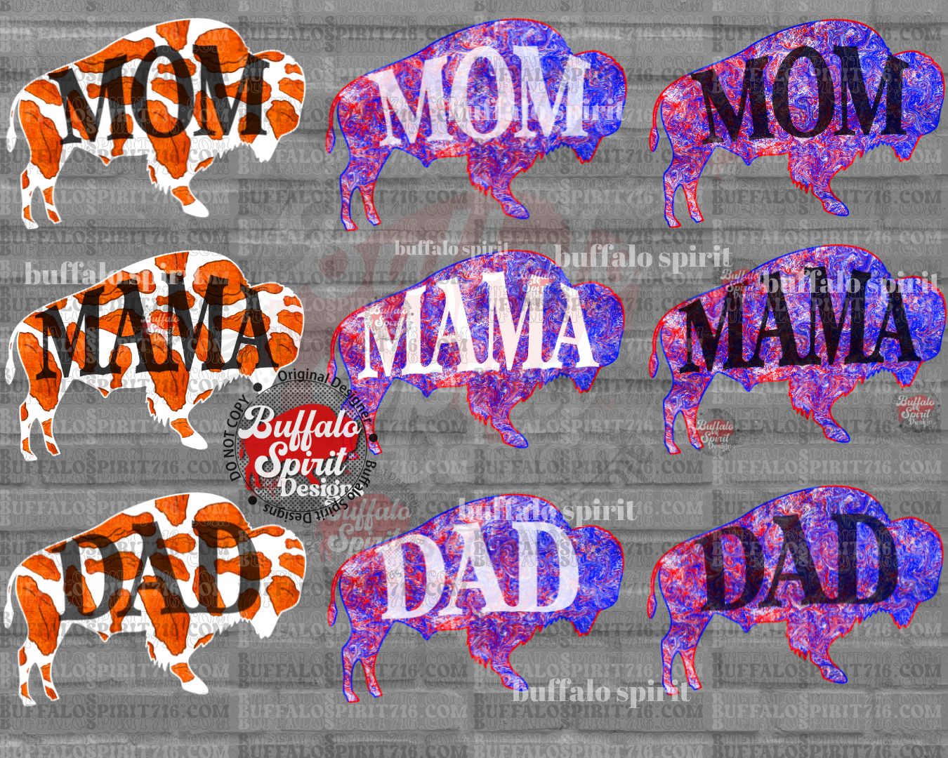 Buffalo Mama Dad