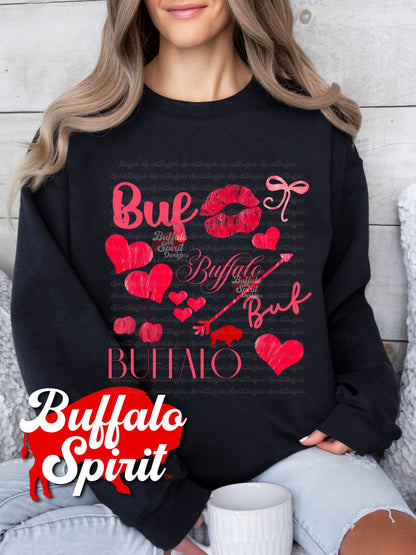 Buffalo Valentine Collage *Digital Product*