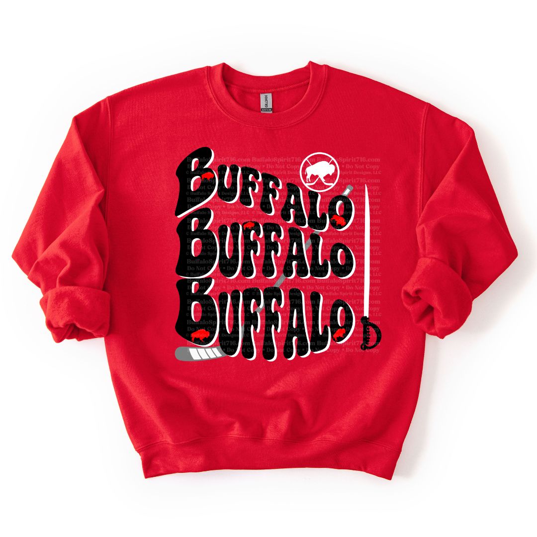 Buffalo Buffalo Buffalo | Buffalo Hockey Kids Shirt