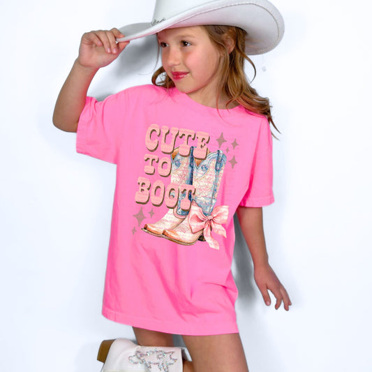 Cute To Boot Kid's Tee