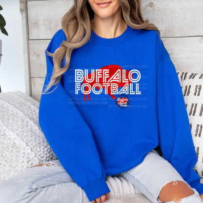 Buffalo Football Retro Letters *Adult Shirt*