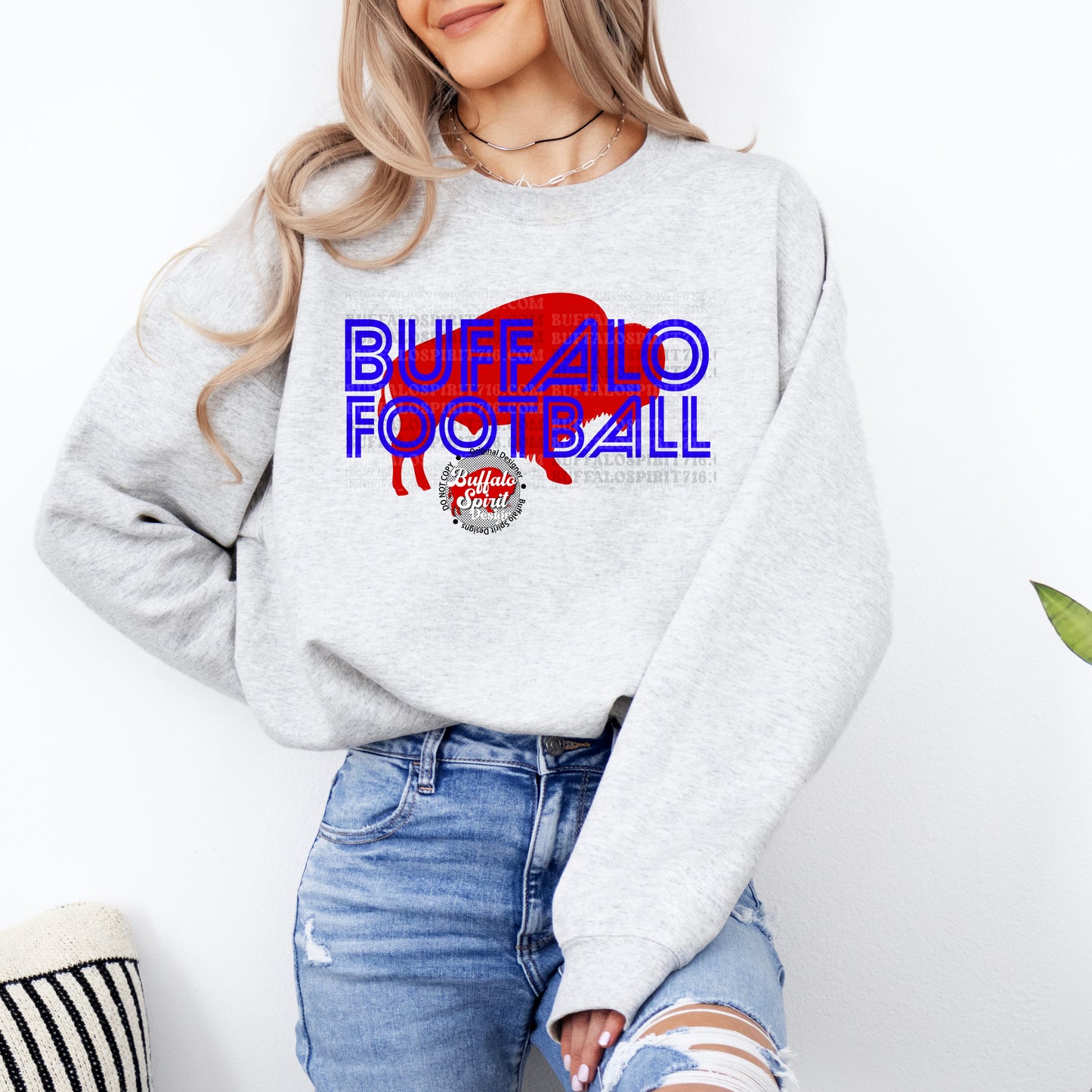 Buffalo Football Retro Letters *Adult Shirt*