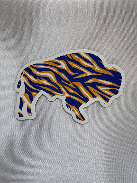 Buffalo Hockey Stripes Magnet
