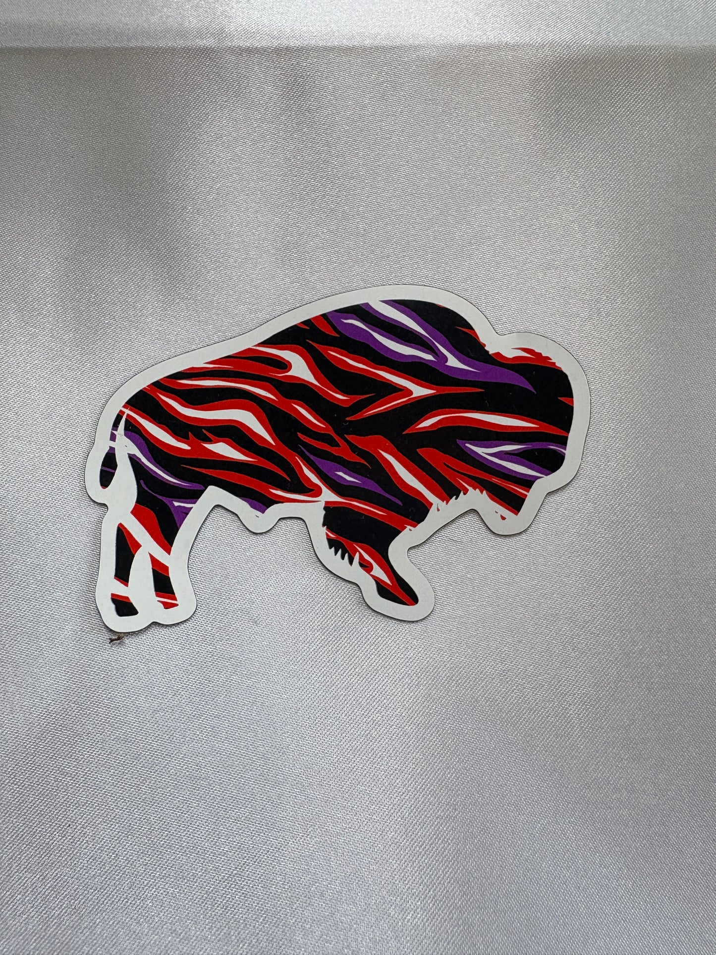 Buffalo Lacrosse Stripes Magnet
