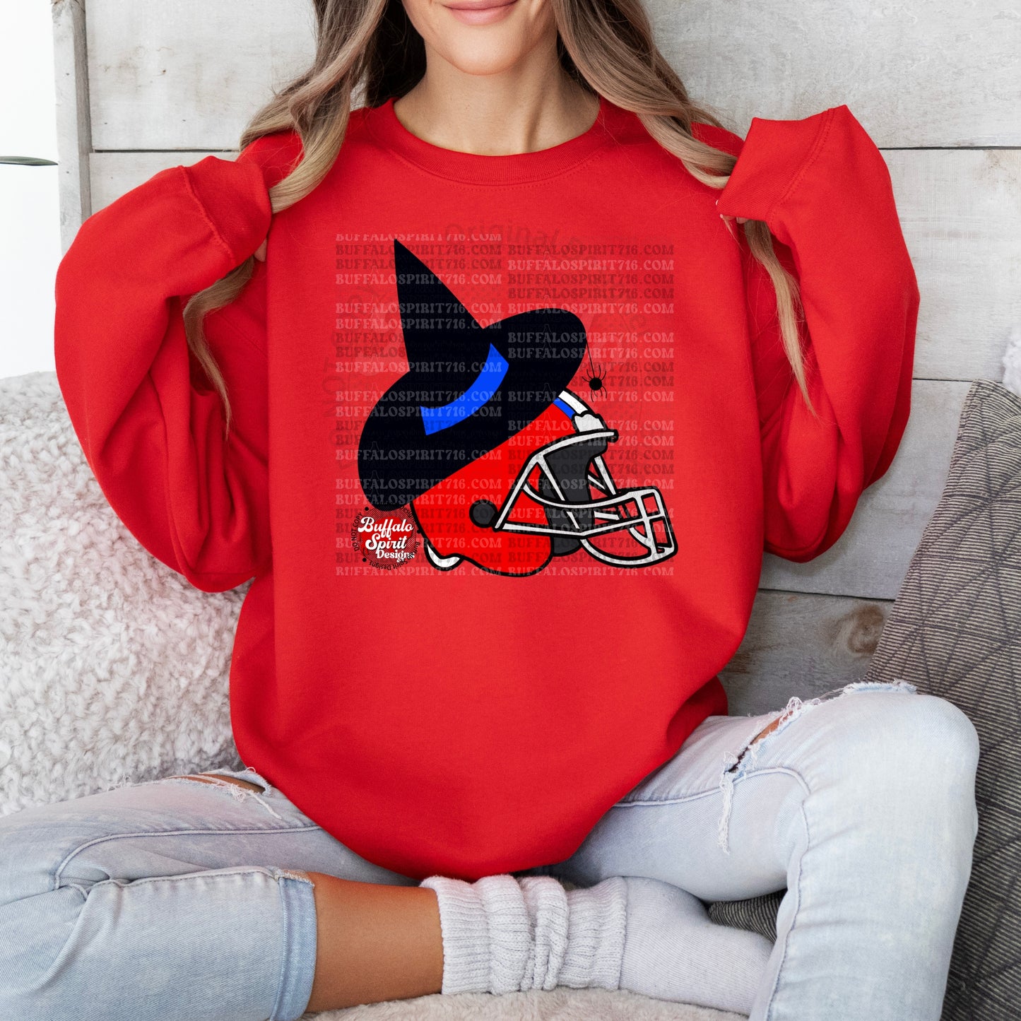 Buffalo Halloween Helmet *Adult Shirt*