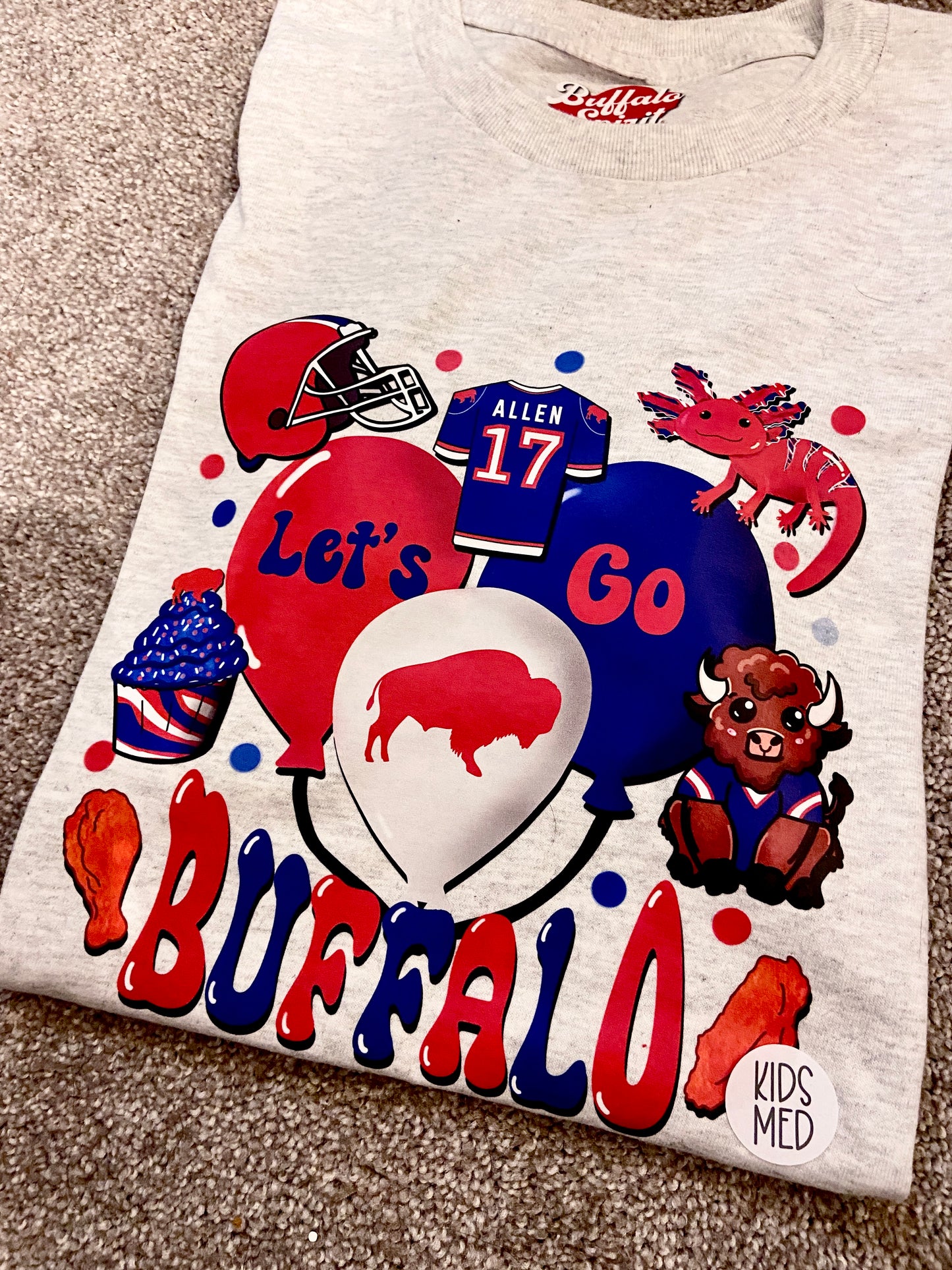 Lets Go Buffalo Balloons ~ KIDS SHIRT