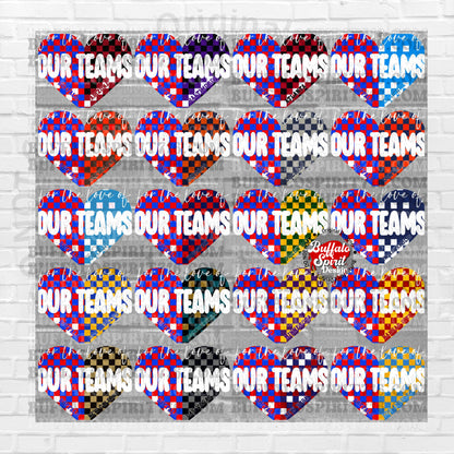 For the Love of Our Teams HEART FOOTBALL Bundle *DIGITAL PRODUCT*