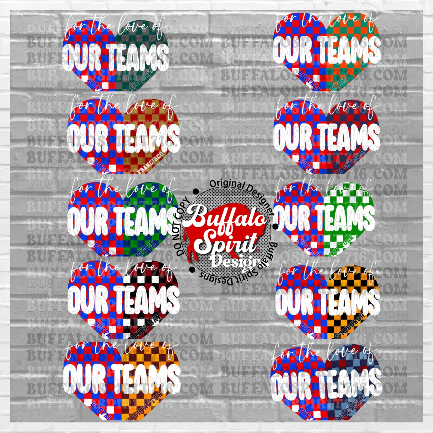 For the Love of Our Teams HEART FOOTBALL Bundle *DIGITAL PRODUCT*